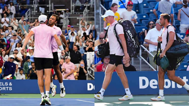 “This is our second US Open ever, and we got to the semifinals. We’re very proud of this, but not satisfied for sure.”