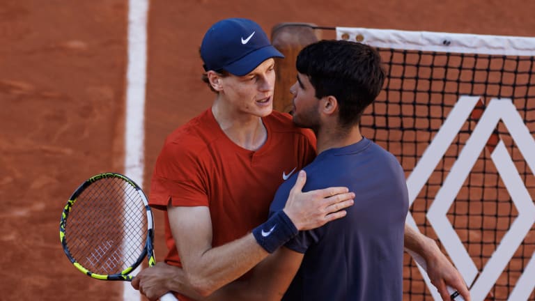 “It was a really close match,” said Alcaraz. “I think a really high level of tennis. Really high intensity of everything.”