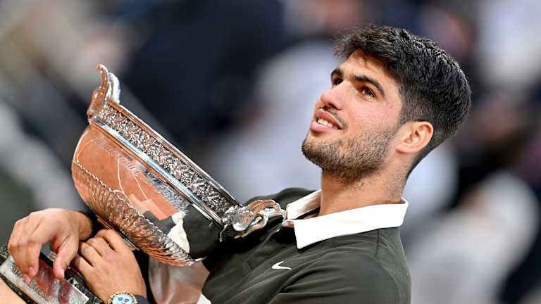 Carlos Alcaraz won his fifth and sixth Grand Slam titles this year at Roland Garros and the US Open.