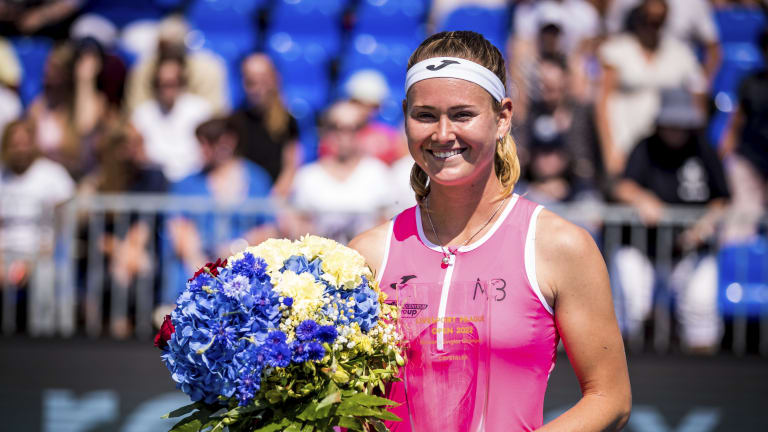 Bouzkova had previously lost her first three WTA singles finals, all in three sets.