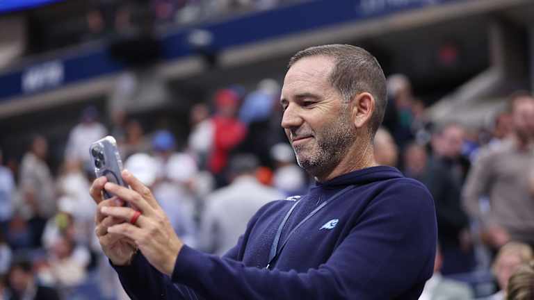 PGA golfer Sergio Garcia has been Alcaraz’s lucky charm during this US Open, and the inspiration behind his golf swing celebration.