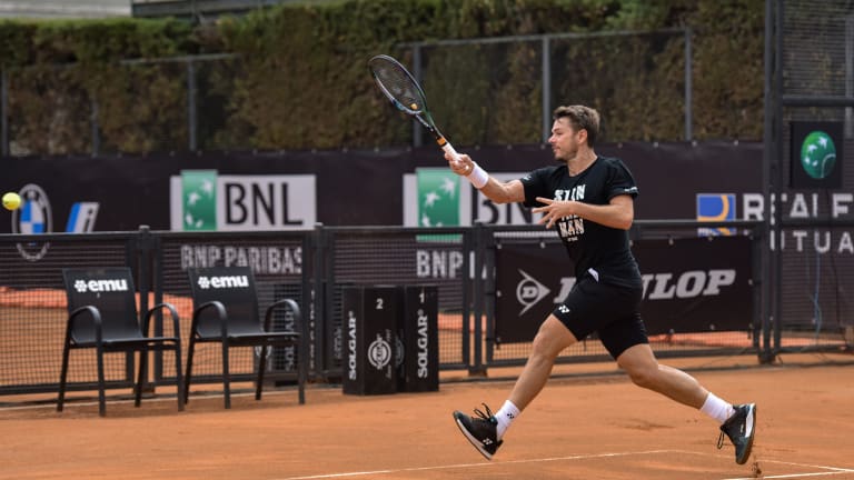 BTS with Wawrinka in Rome - 3