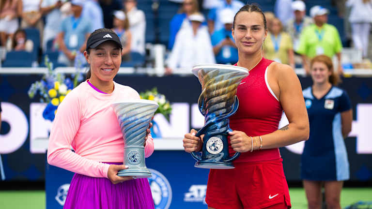 After defending her title in Canada, Pegula reached another WTA 1000 final the following week in Cincinnati. Sabalenka ended the American's nine-match win streak, 6-3, 7-5.