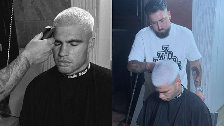 Alcaraz made good on his promise of a bold new look after his US Open triumph.