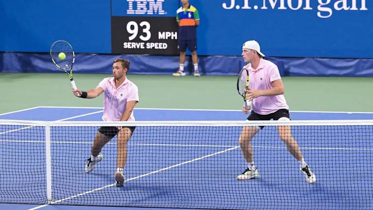 “This whole week shows that we're right there with the top players,“ Tracy said after their US Open semifinal run.