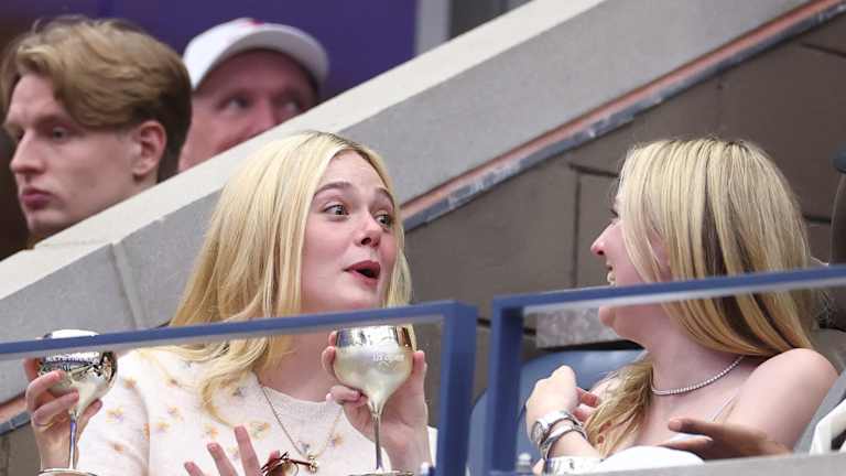 US actress Elle Fanning (Maleficent, The Great)