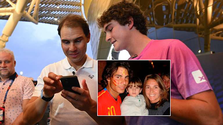 Fonseca takes Nadal on a trip down memory lane.