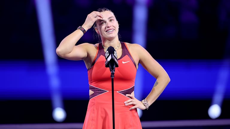 Aryna Sabalenka: "I'll sit back in the Maldives with my tequila and try to analyze ... my emotions"