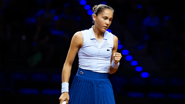 Mirra Andreeva's elder sister Erika won Hamburg's women's event, upsetting top seed Kaitlin Quevedo in a straight-sets final.
