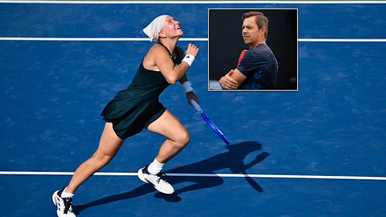 SPOTTED: Diana Shnaider trains with Sascha Bajin, Emma Raducanu with Francisco Roig, in Cincinnati